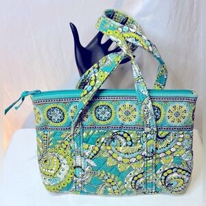 Vera Bradley Green Paisley Women's Bag